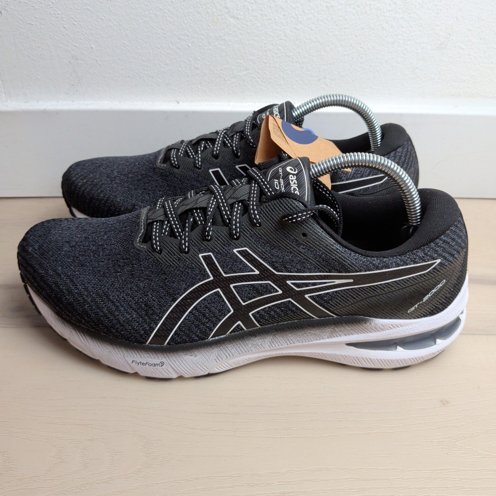 NEW Asics GT-2000 10 Running Shoes Womens 10.5 Sneakers Black White 1012B045